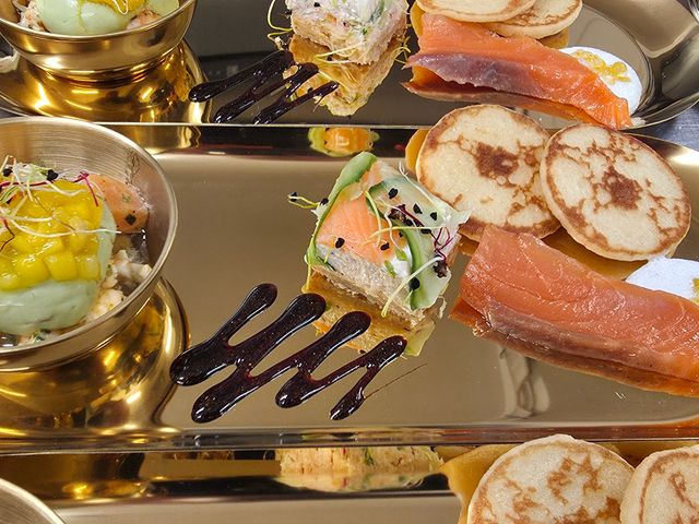 Le Charleston Trilogie de saumon